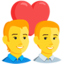Эмодзи 👨‍❤️‍👨 Messenger