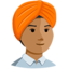 Эмодзи 👳🏽 Messenger