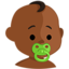 Эмодзи 👶🏾 Messenger