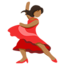 Эмодзи 💃🏽 Messenger