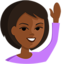 Эмодзи 🙋🏾 Messenger