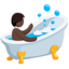 Эмодзи 🛀🏿 Messenger