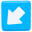Эмодзи ↙️ Messenger