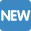 NEW button Twitter/X emoji