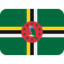 Flag: Dominica Twitter/X emoji