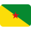 Flag: French Guiana Twitter/X emoji