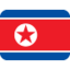 Flag: North Korea Twitter/X emoji