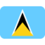 Flag: St. Lucia Twitter/X emoji