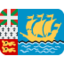 Flag: St. Pierre & Miquelon Twitter/X emoji