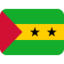 Flag: São Tomé & Príncipe Twitter/X emoji