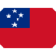 Flag: Samoa Twitter/X emoji