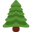 Evergreen Tree Twitter/X emoji