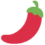 Hot Pepper Twitter/X emoji