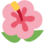 Hibiscus Twitter/X emoji