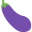 Eggplant Twitter/X emoji