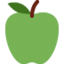 Green Apple Twitter/X emoji