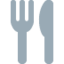 Fork and Knife Twitter/X emoji