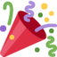 Party Popper Twitter/X emoji