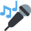 Microphone Twitter/X emoji