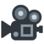 Movie Camera Twitter/X emoji