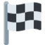 Chequered flag Twitter/X emoji