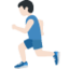 走る男性（明るい肌色） (Twitter)