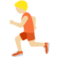 走る人（やや明るい肌色） (Twitter)