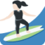 Woman Surfing（明るい肌色） (Twitter)