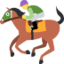 Horse racing Twitter/X emoji