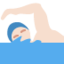 Man Swimming（明るい肌色） (Twitter)