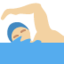 Man Swimming（やや明るい肌色） (Twitter)