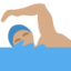 Man Swimming（中間の肌色） (Twitter)