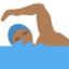 Man Swimming（やや暗い肌色） (Twitter)