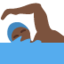 Man Swimming（暗い肌色） (Twitter)