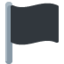 Black flag Twitter/X emoji