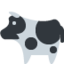 Cow Twitter/X emoji