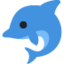 Dolphin Twitter/X emoji