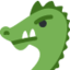 Dragon face Twitter/X emoji