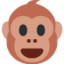 Monkey face Twitter/X emoji
