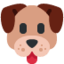 Dog Face Twitter/X emoji
