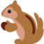 Chipmunk Twitter/X emoji