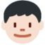 Boy Light Skin Tone Twitter/X emoji