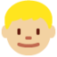 Boy Medium Light Skin Tone Twitter/X emoji
