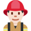 Man Firefighter（明るい肌色） (Twitter)