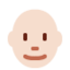 Man: Bald（明るい肌色） (Twitter)