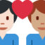 Эмодзи 👨🏻‍❤️‍👨🏽 Twitter.com
