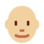 Man: Bald（やや明るい肌色） (Twitter)