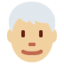 Man: White Hair（やや明るい肌色） (Twitter)