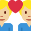 Эмодзи 👨🏼‍❤️‍👨🏼 Twitter.com