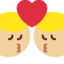 Эмодзи 👨🏼‍❤️‍💋‍👨🏼 Twitter.com